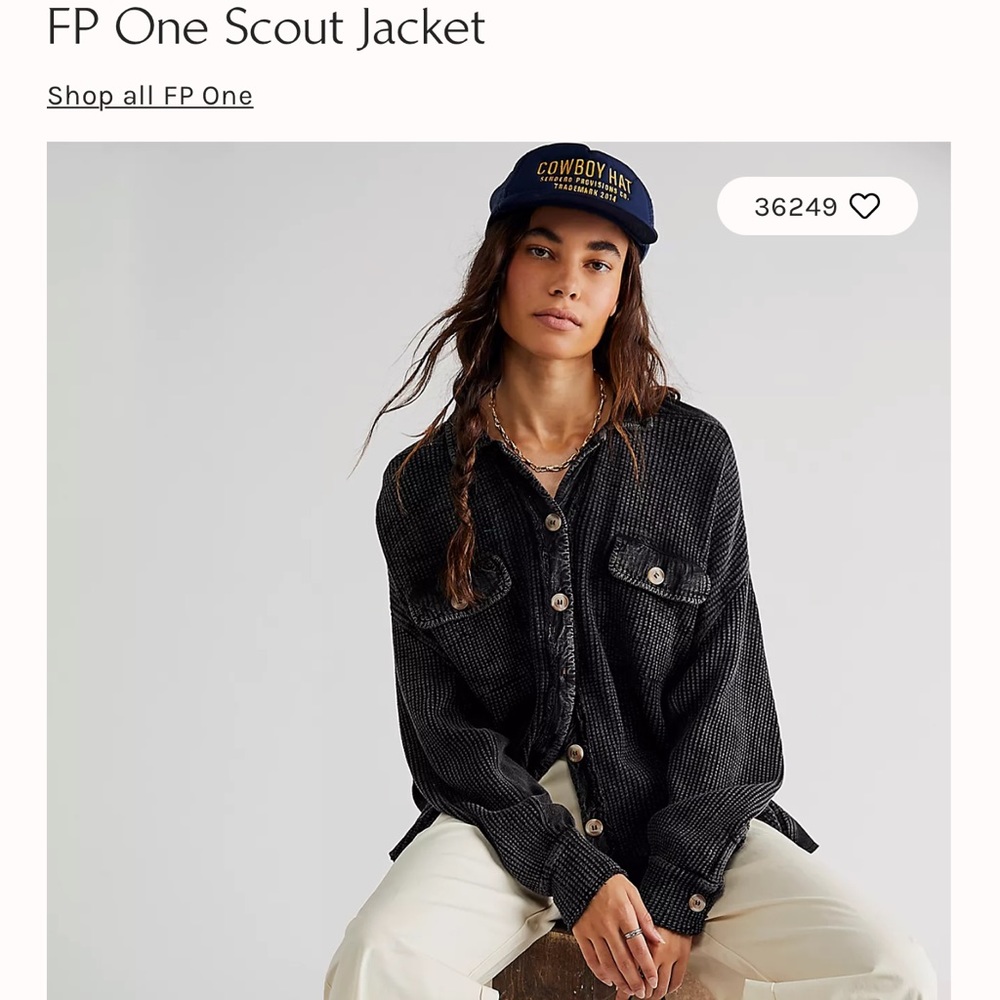Free people one scout jacket